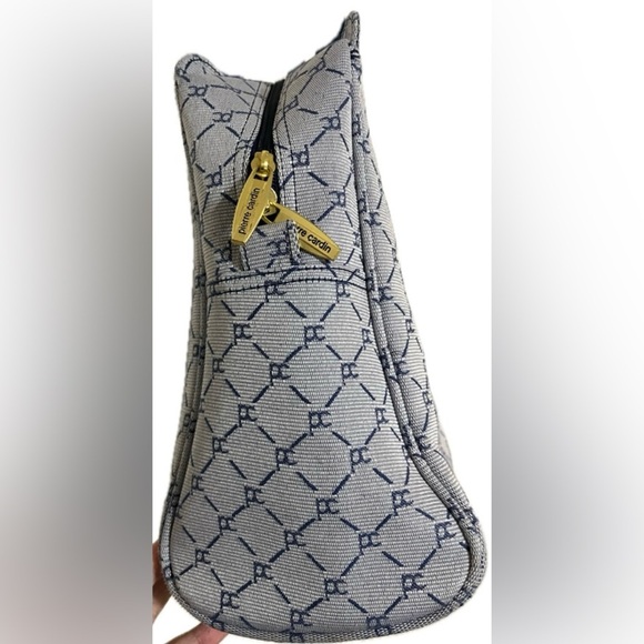Pierre Cardin Logo Tote, Laptop Pocket, Travel Weekend Bag, Large Purse - Picture 7 of 16